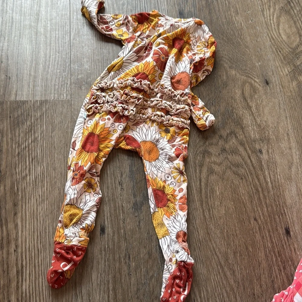 Goldie Ruffled Footie One Piece